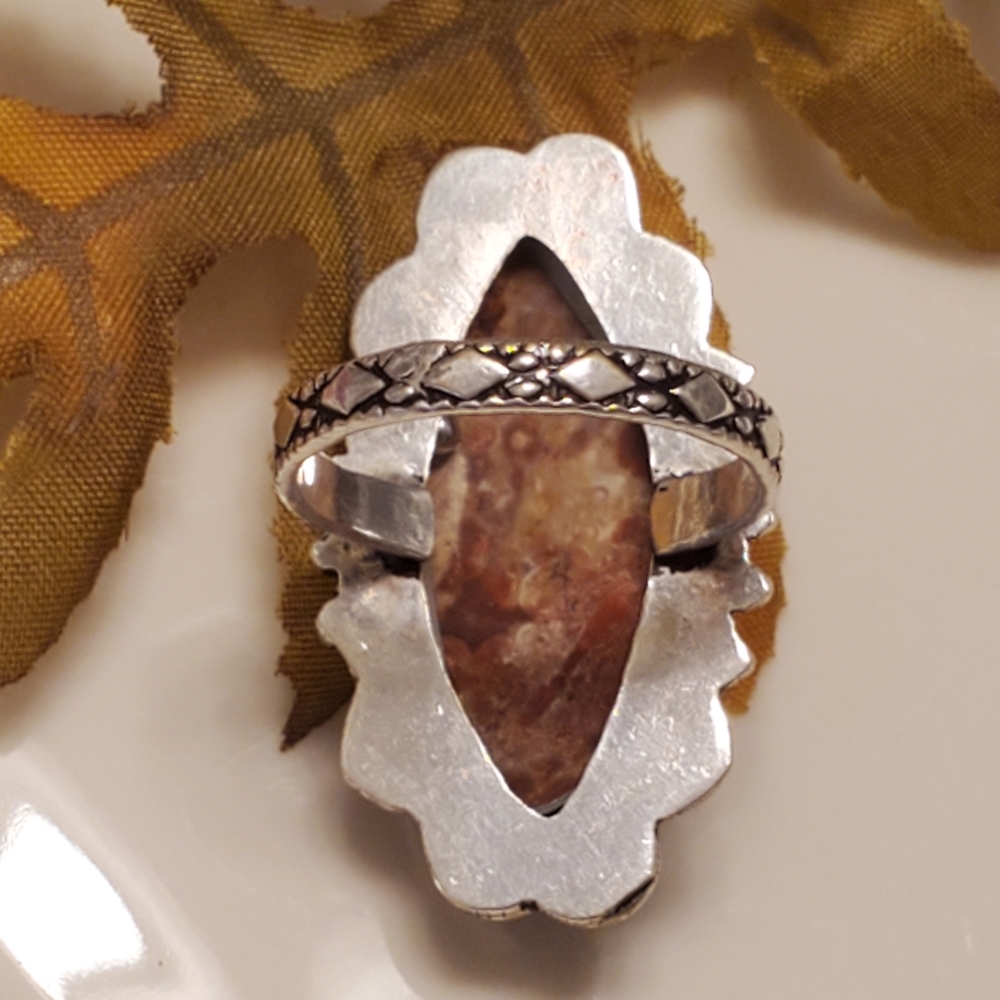Sterling Silver Stone Ring - Picture 9 of 12